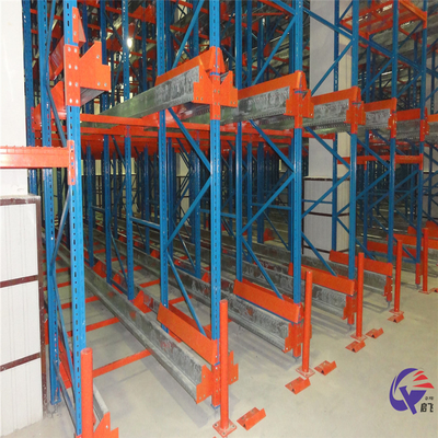 Cold Rolled Radio Shuttle Storage Rack Warehouse Racking System Customized Density