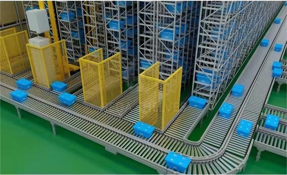 Q235 Steel Warehouse Racking Stacker Crane With Automated ASRS System