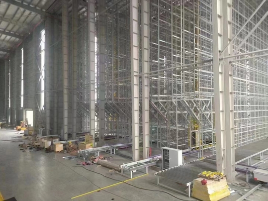 Common High Density Pallet Rack Stacker Crane For Industrial Warehouse Racking System