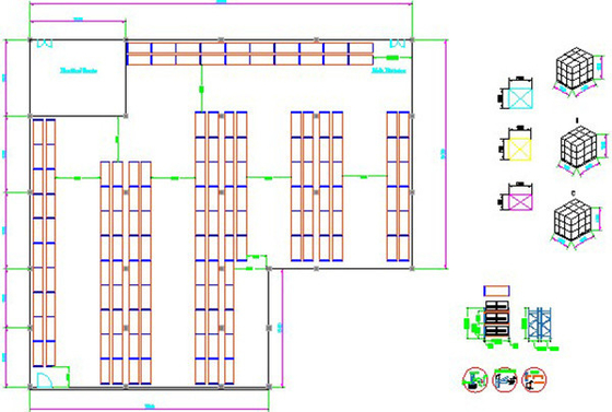 Customized Q235 Double Deep Pallet Racking , Heavy Duty Pallet Racks