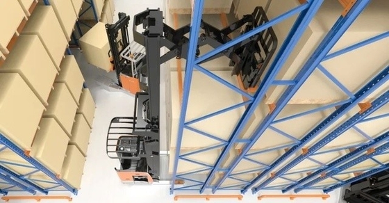 Double Deep Warehouse Storage Heavy Duty Pallet Racking System With And Rack Structure