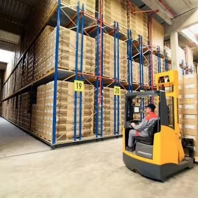Q235B Heavy Duty Mobile Racking System Storage Shelving For Warehouse