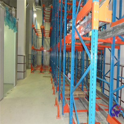 Warehouse Food Storage Steel Pallet Shuttle Racking System Custom Design