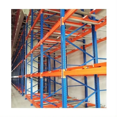 Customized Heavy Duty Push Back Racking System For Warehouse Organization