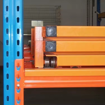 Customized Steel Q235B Push Back Pallet Racking For Increased Storage Density