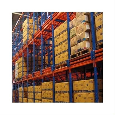 Customized Steel Q235B Push Back Pallet Racking For Increased Storage Density