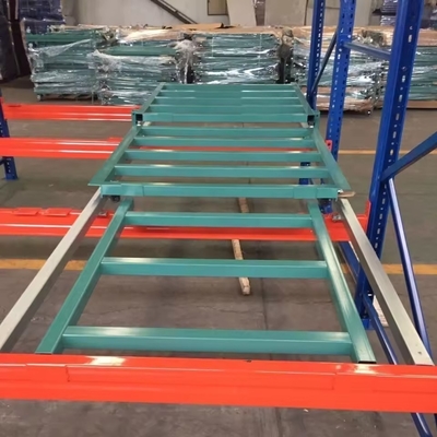Customized Steel Q235B Push Back Pallet Racking For Increased Storage Density