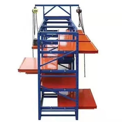 Drawer Type Structure Metal Mould Racking Storage With Crane And Hoist