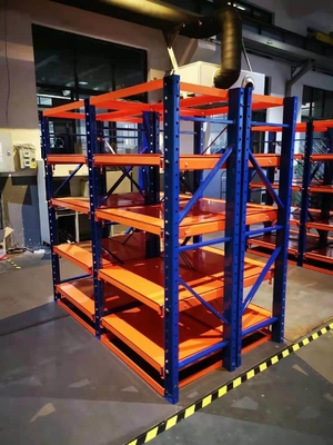 Drawer Type Structure Metal Mould Racking Storage With Crane And Hoist