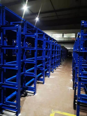 Drawer Type Structure Metal Mould Racking Storage With Crane And Hoist