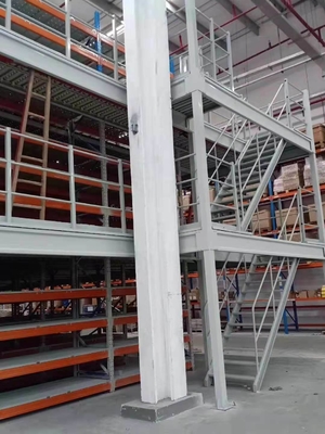Q235 Raw Material Industrial Mezzanine Floors For Heavy Duty Steel Platform