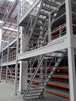 Q235 Raw Material Industrial Mezzanine Floors For Heavy Duty Steel Platform