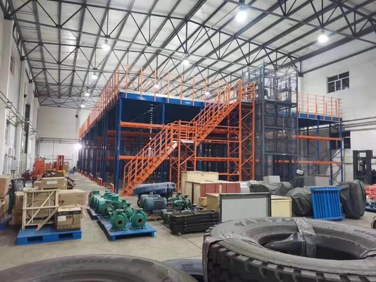 Q235 Raw Material Industrial Mezzanine Floors For Heavy Duty Steel Platform
