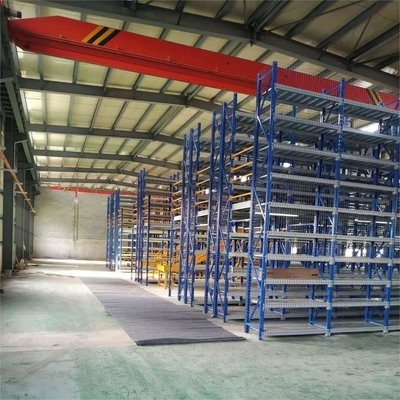 Fixed Mobility Steel Structure Platform Mezzanine Floor For Warehouse Storage Solution