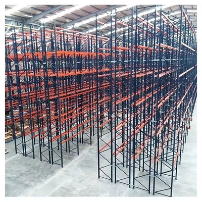Load Capacity Double Deep Pallet Racking Powder Coated Storage Solution