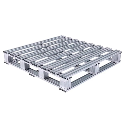Lightweight Design Metal Stackable Pallets with 2500 Lbs Racking Load