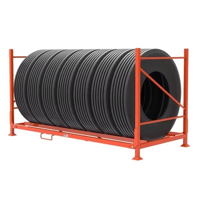 1500kg Capacity Vertical Stackable Folding Tire Racks For Adjustable Mobility In Tire