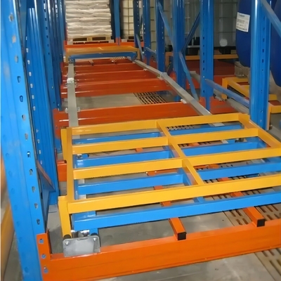 Conventional Customized Push Back Rack For Warehouse 1000.00cm * 600.00cm * 1000.00cm