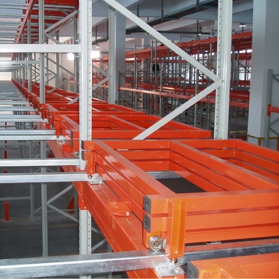 Conventional Customized Push Back Rack For Warehouse 1000.00cm * 600.00cm * 1000.00cm