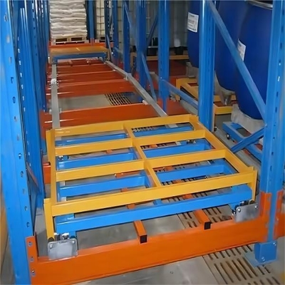 Steel Warehouse Storage Push Back Pallet Racking System Development Type