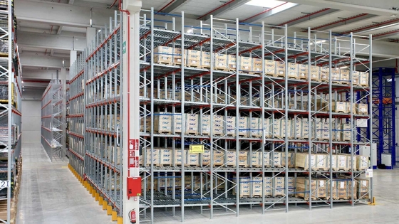 Fluent Shelf Live Storage Pallet Racking Gravity Pallet Flow Racking With Structure Rack