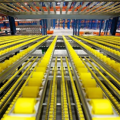 Height 5-15m QF-Gravity Pallet Rack For Smooth Fluent Strips