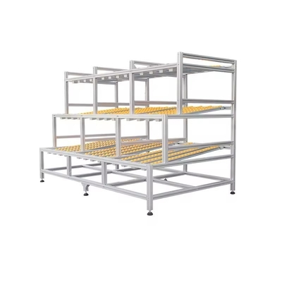 Metal Carton Flow Rack Gravity Flow Shelf Warehouse Equipment Within Pallet Racking