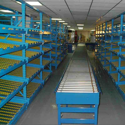 Warehouse Storage Pallet Flow Rack With Drive In Rack And Powder Coating Structure
