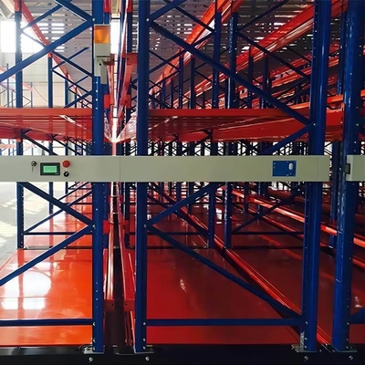Electric Mobile Pallet Racking Warehouse Retrieval System High Density Automated Type