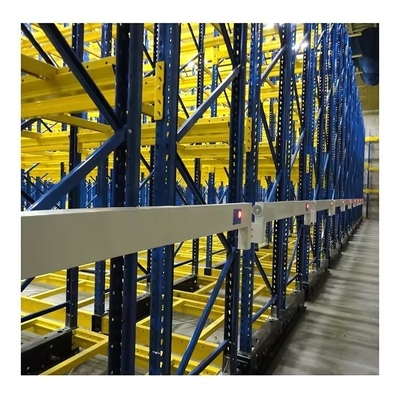 Q235B Material Electric Mobile Pallet Racking System for Automated Warehouse Storage