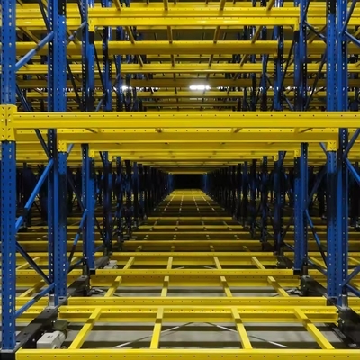 Q235B Material Electric Mobile Pallet Racking System for Automated Warehouse Storage