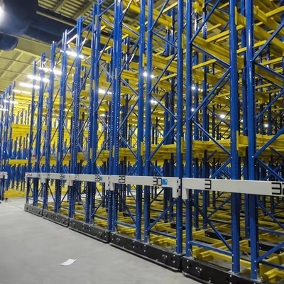 Open Electric Mobile Pallet Racking For High Space Utility In Warehouse Storage System