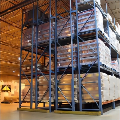 Mechanical Heavy Duty Pallet Racking Shelves For Fixed Mobility And Double Deep Storage