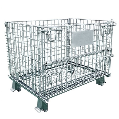 Powder Coating Foldable Steel Warehouse Butterfly Cage 1000*800*840 for 300kg Durable