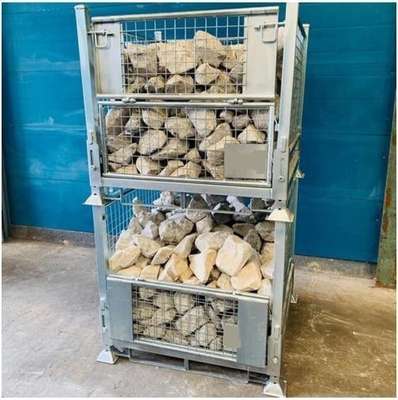 Development Conventional Stackable Mesh Steel Stillage Wire Container Cage for Waste