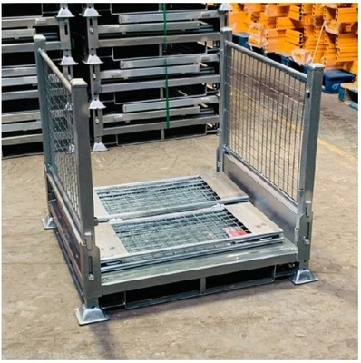 Development Conventional Stackable Mesh Steel Stillage Wire Container Cage for Waste