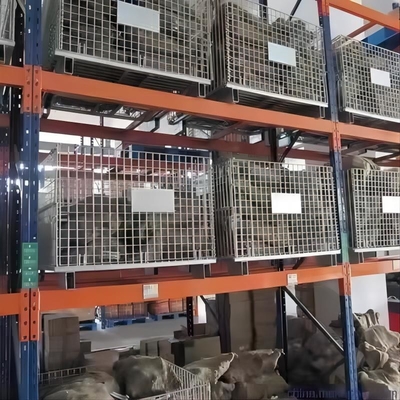 100-1500kg Popular Heavy Duty Foldable Steel Wire Mesh Containers for Customized Storage
