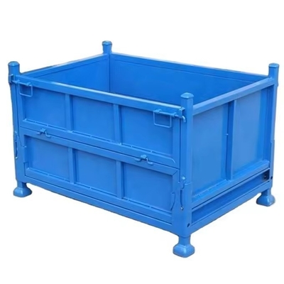 Customized Foldable Warehouse Storage Container for Logistics Steel Turnover Box