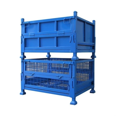 Customized Foldable Warehouse Storage Container for Logistics Steel Turnover Box
