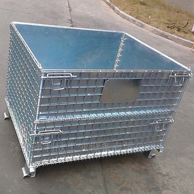 Selective Pallet Racking Wire Mesh Storage Containers with Serviceability and Common