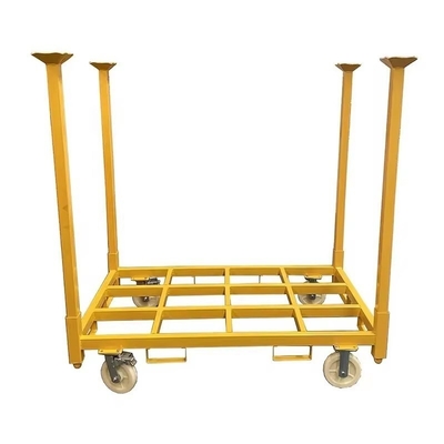 Fabric Roll Industry Warehouse Storage Powder Coating Stack Racks With Adjustable Mobilit