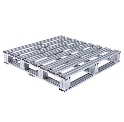 Development Galvanized 4 Way Forklift Access Steel Pallet for Workshop Stackable Goods