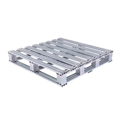 Development Galvanized 4 Way Forklift Access Steel Pallet for Workshop Stackable Goods