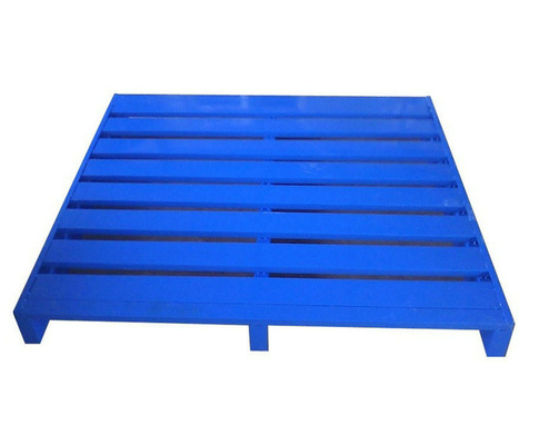 2 Way Forklift Entry Heavy Duty Steel Pallet for Warehouse 0-5m Height Durable Design