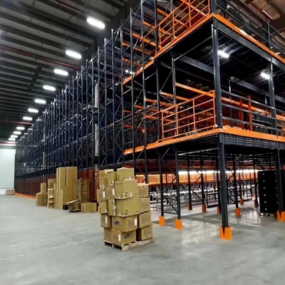 100.000kg Package Gross Weight Steel Mezzanine Rack For OEM/ODM Industrial Warehouse System