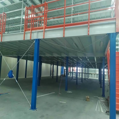 100.000kg Package Gross Weight Steel Mezzanine Rack For OEM/ODM Industrial Warehouse System