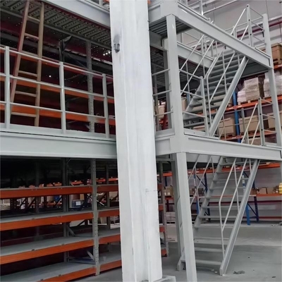 Stable Steel Stage Durable Multi-Level Mezzanine Storage System 500-1500 By QF-Mezzanine
