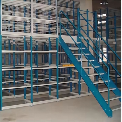Warehouse Mezzanine Floor Construction With 2 Floors And 500-1500 Package Size