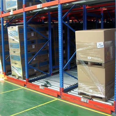 Gói trọng lượng tổng 100.000kg Thép lạnh Boltless Flow Rack cho kho lưu trữ