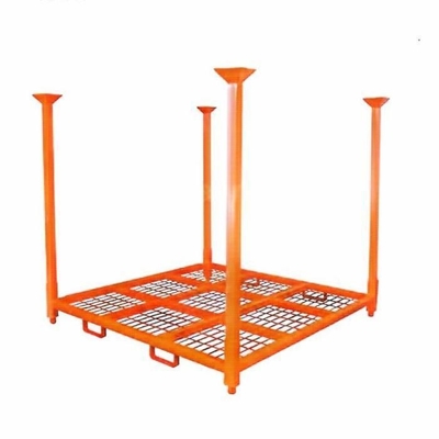 Storage Heavy Duty Demountable Warehouse Metal Stacking Rack Customized Height 0-5m